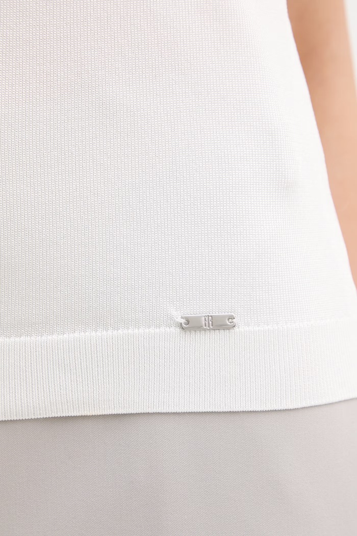 Top Fracomina FR26ST4003K42101 μπεζ