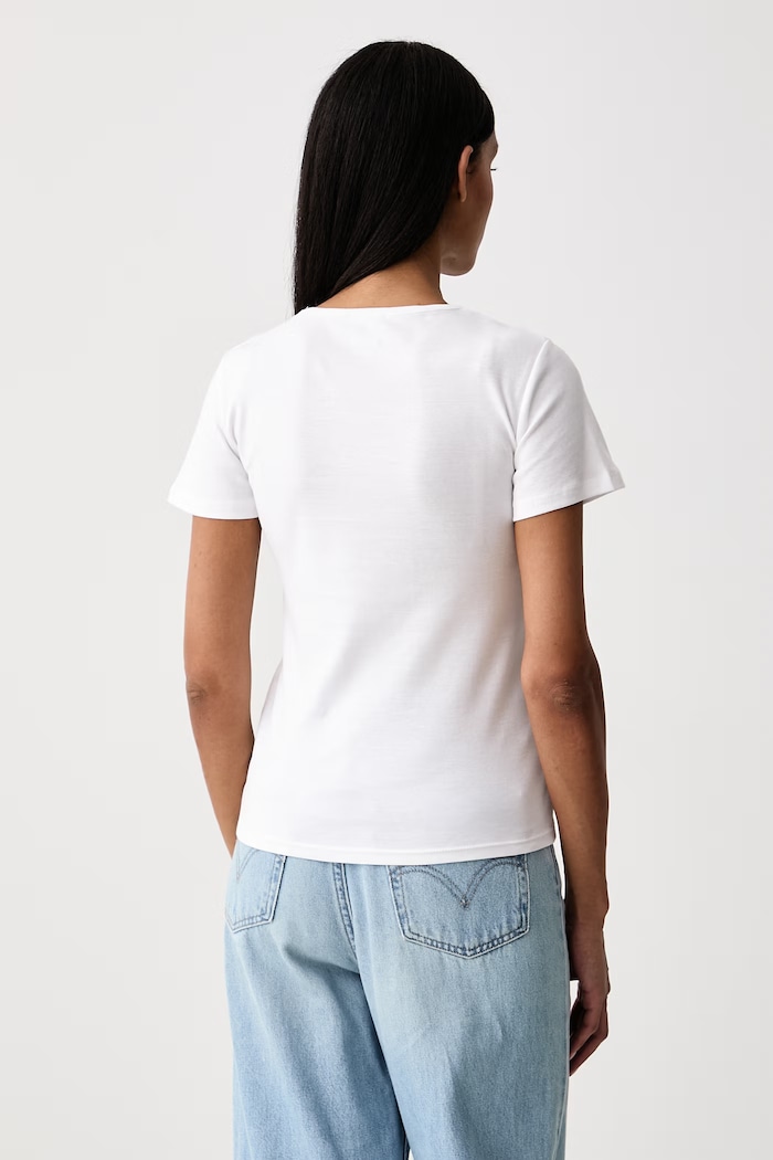 United Colors of Benetton T-shirt γυναικείο βαμβακερό 3GA8D10BX λευκό SS26