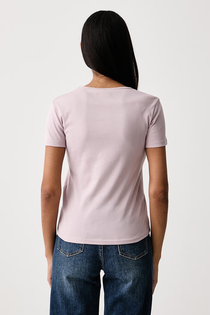 United Colors of Benetton T-shirt γυναικείο βαμβακερό 3GA8D10BX ροζ SS26