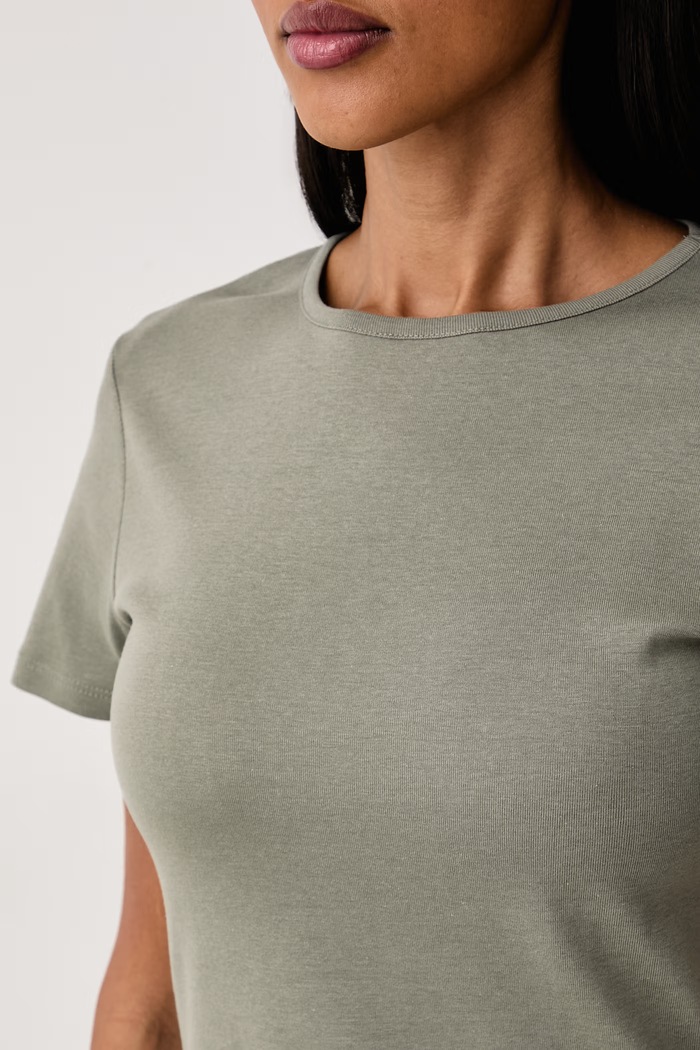 Ρούχα United Colors of Benetton T-shirt γυναικείο βαμβακερό 3GA8D10BX πράσινο