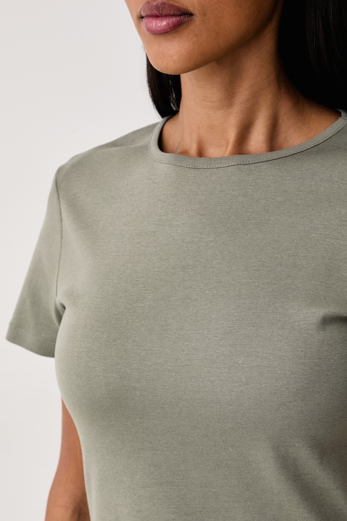 Ρούχα United Colors of Benetton T-shirt γυναικείο βαμβακερό 3GA8D10BX πράσινο
