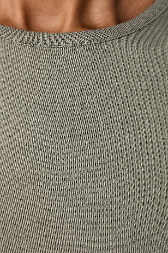 T-shirt γυναικείο βαμβακερό United Colors of Benetton 3GA8D10BX πράσινο