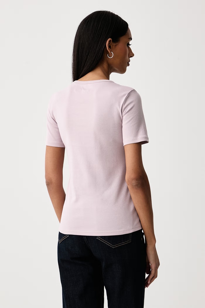 United Colors of Benetton T-shirt γυναικείο βαμβακερό 3GA8E16A2 ροζ SS26