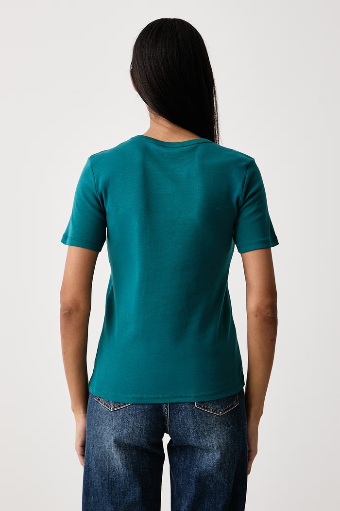 United Colors of Benetton T-shirt γυναικείο βαμβακερό 3GA8E16A2 τιρκουάζ SS26
