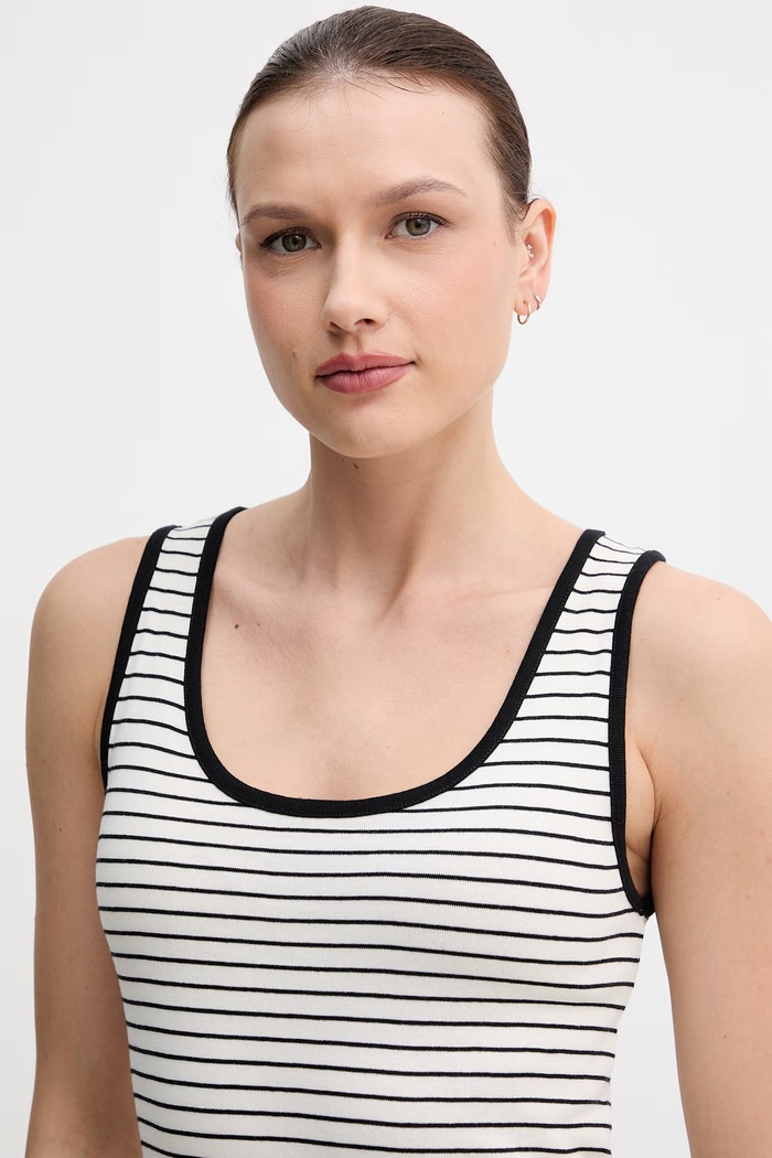 United Colors of Benetton top dámsky bavlnený čierna 339PDH018