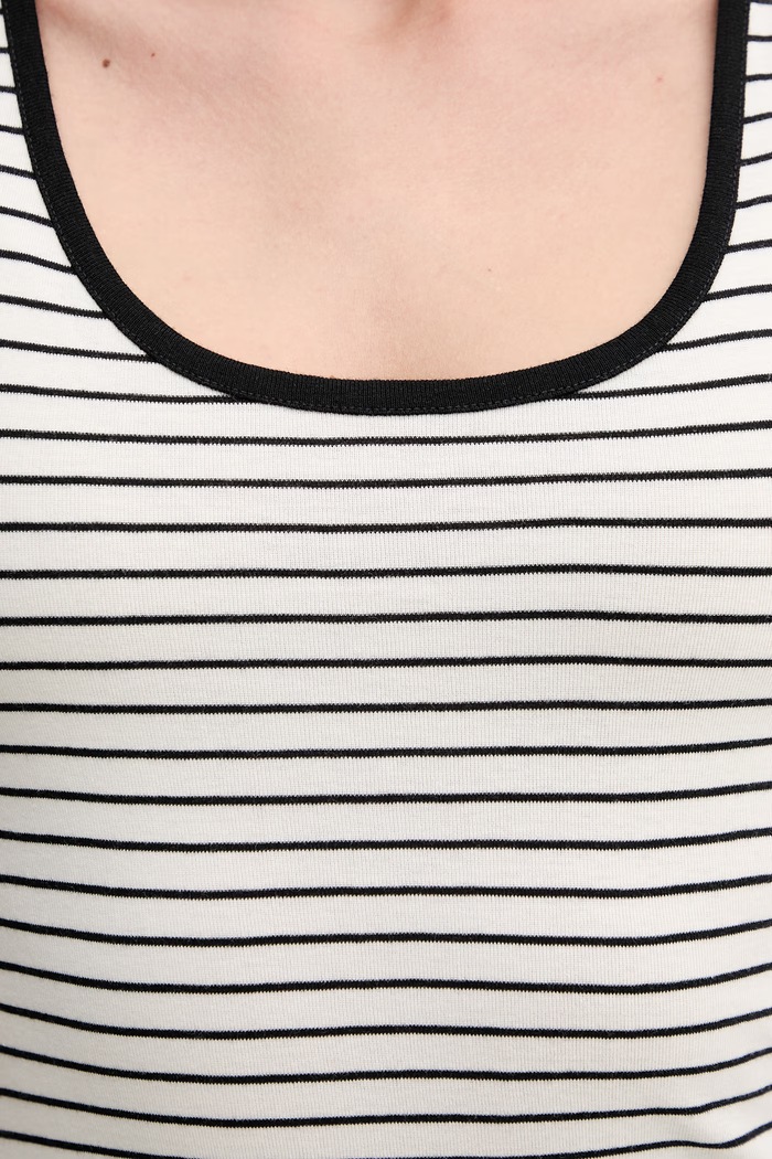 United Colors of Benetton top dámsky bavlnený 339PDH018 čierna