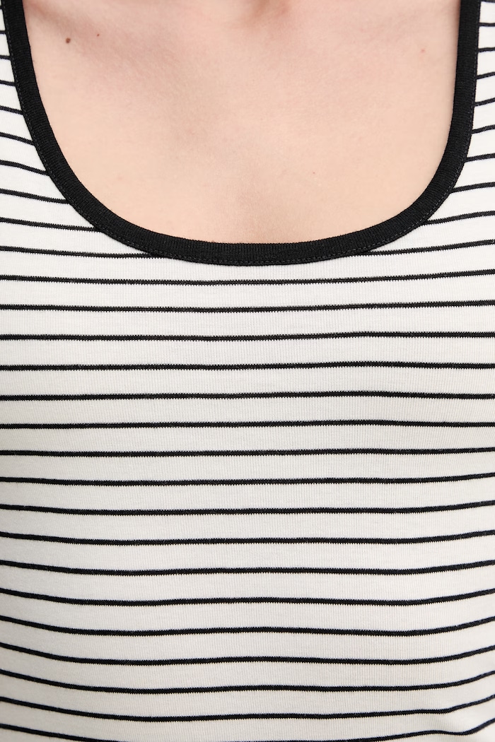 United Colors of Benetton top dámsky bavlnený 339PDH018 čierna