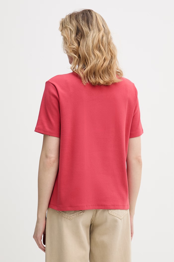 Oblečenie United Colors of Benetton tričko dámske 31NMD10C9 červená