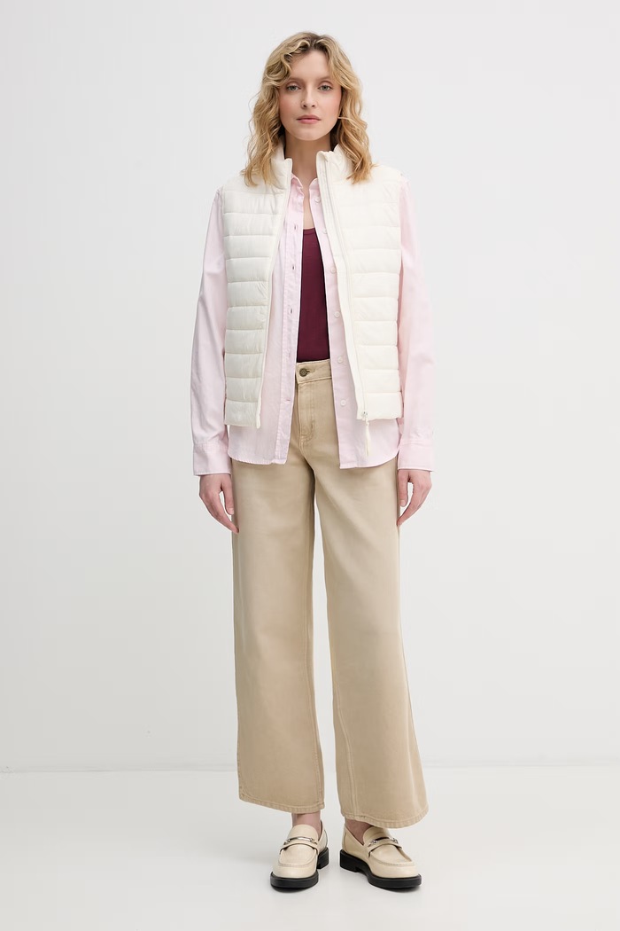 United Colors of Benetton top dámsky bavlnený 3BVXDH01A burgundské SS26