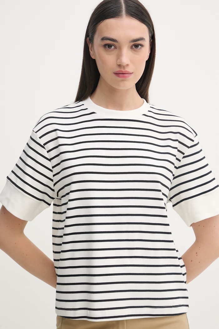 United Colors of Benetton t-shirt damski z bawełną czarny 3FLCD10CG