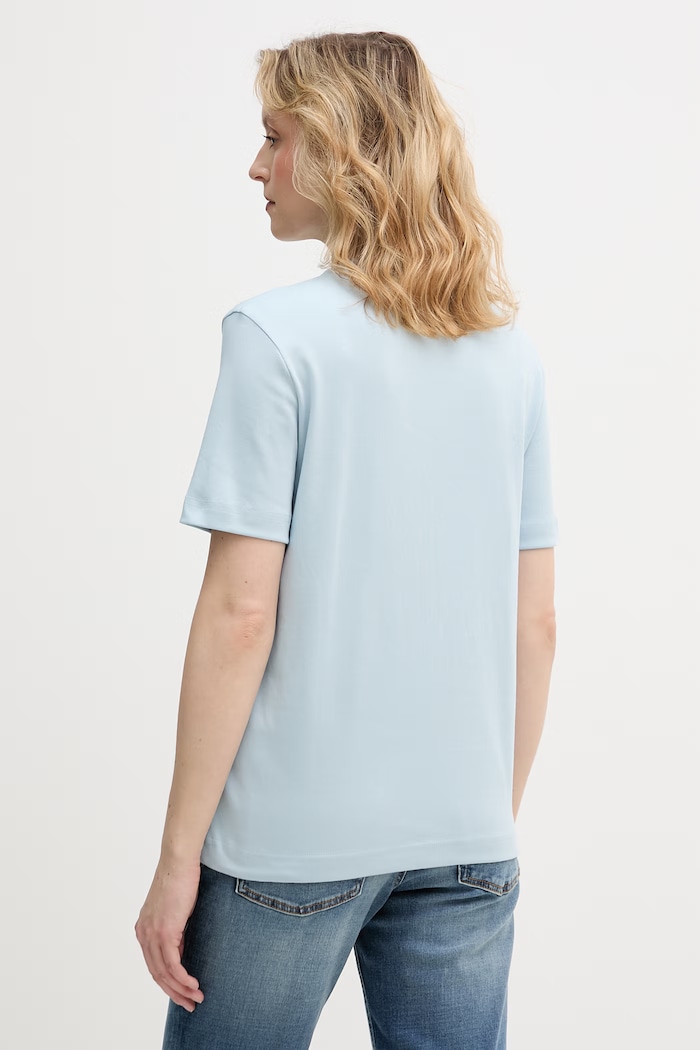 Îmbrăcăminte United Colors of Benetton tricou pentru femei, din bumbac 3T5BD10CA albastru