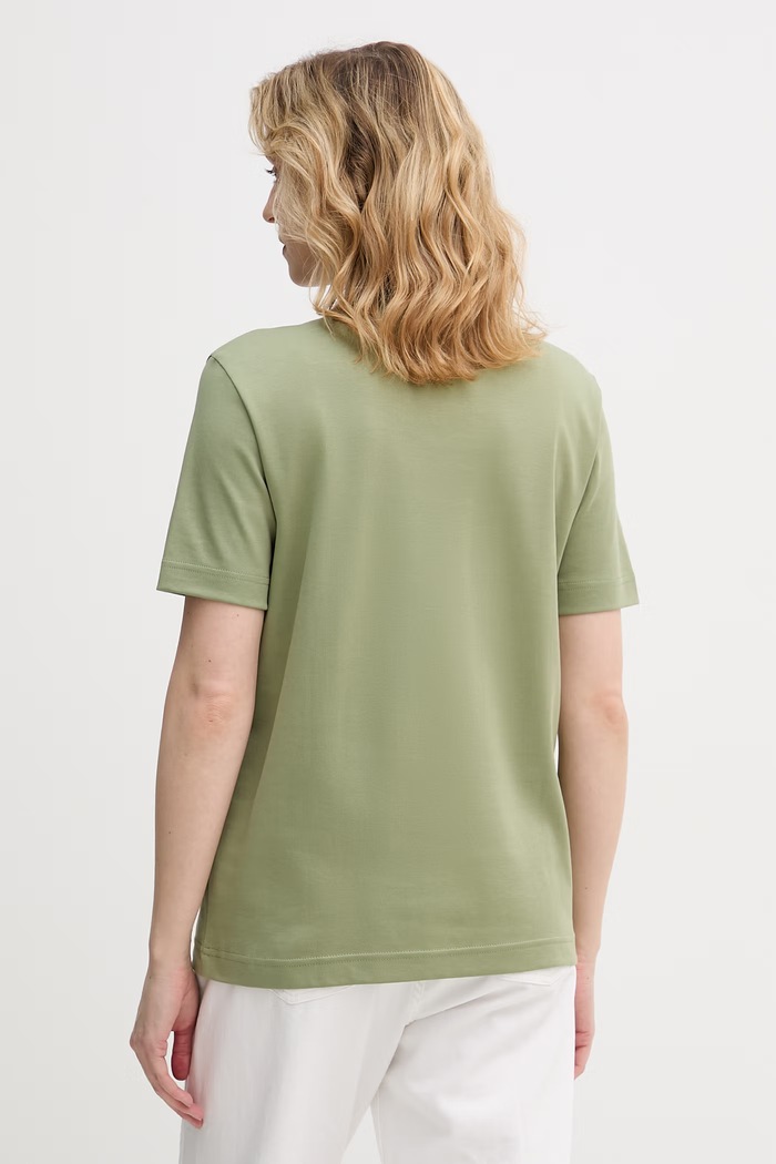 Îmbrăcăminte United Colors of Benetton tricou pentru femei, din bumbac 3T5BD10CA verde