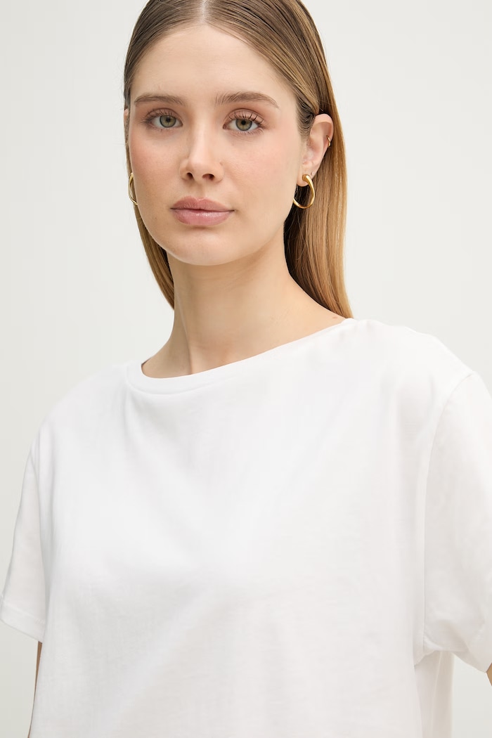 United Colors of Benetton basic tričko dámske bavlnené biela 3096D10CP