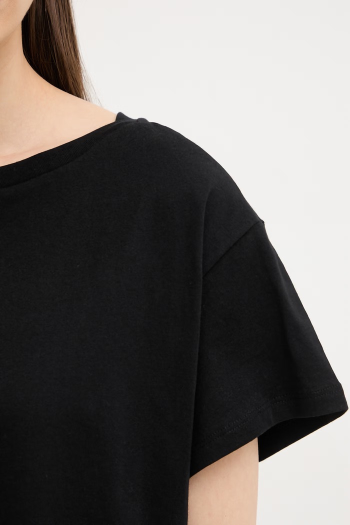 United Colors of Benetton tricou basic pentru femei, din bumbac 3096D10CP negru