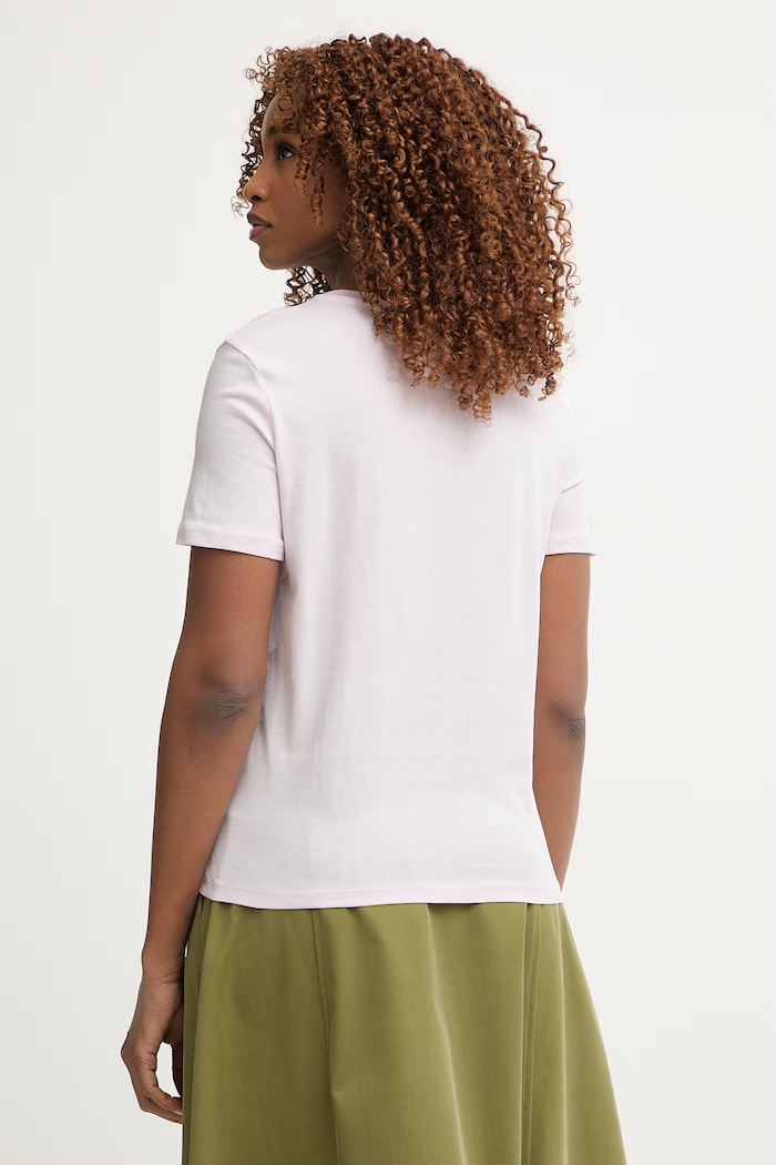 Odzież United Colors of Benetton T-shirt damski bawełniany 3096D10CU różowy