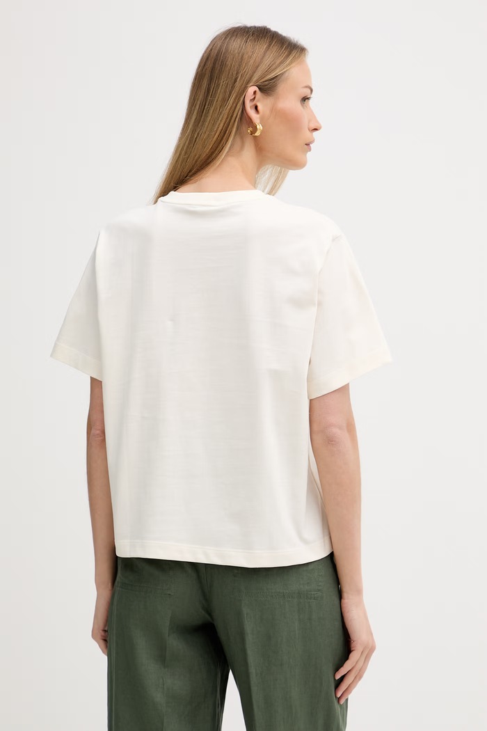 Îmbrăcăminte United Colors of Benetton tricou pentru femei, din bumbac 3ECPD10CT bej