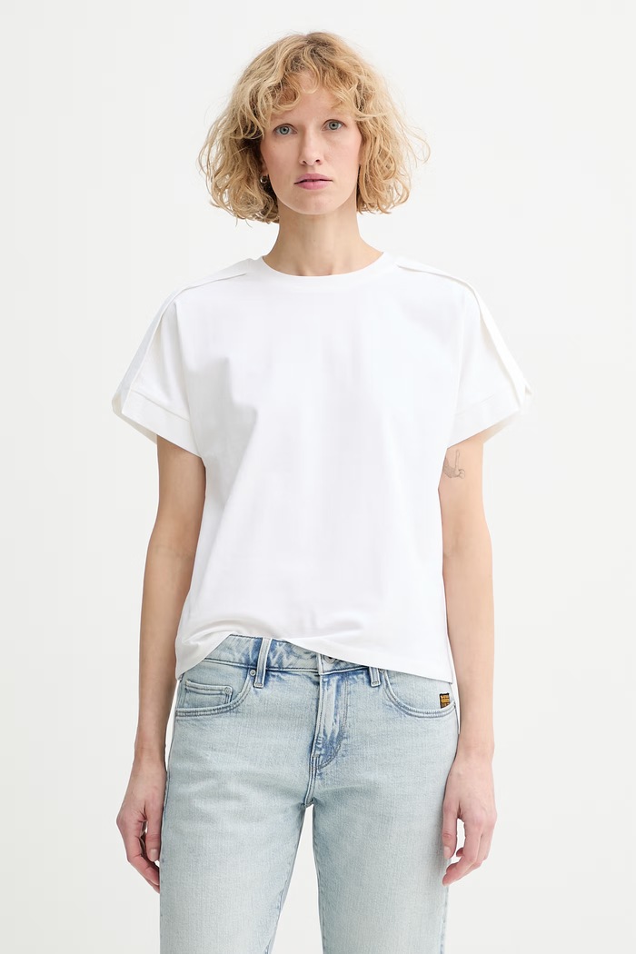 United Colors of Benetton tricou pentru femei, din bumbac bej 3IWTD10CL