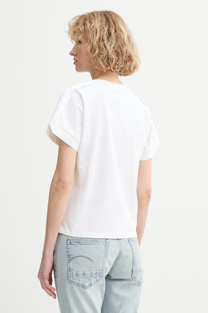 Îmbrăcăminte United Colors of Benetton tricou pentru femei, din bumbac 3IWTD10CL bej