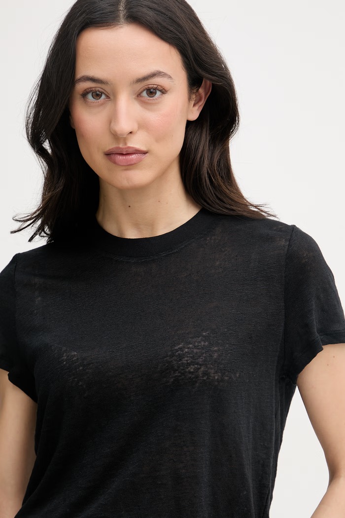 United Colors of Benetton tricou pentru femei, din in negru 3TKEE1009