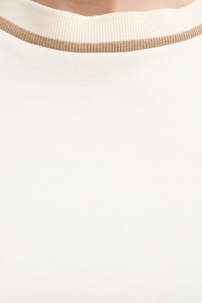 United Colors of Benetton t-shirt damski bawełniany 3WUPD10CI beżowy