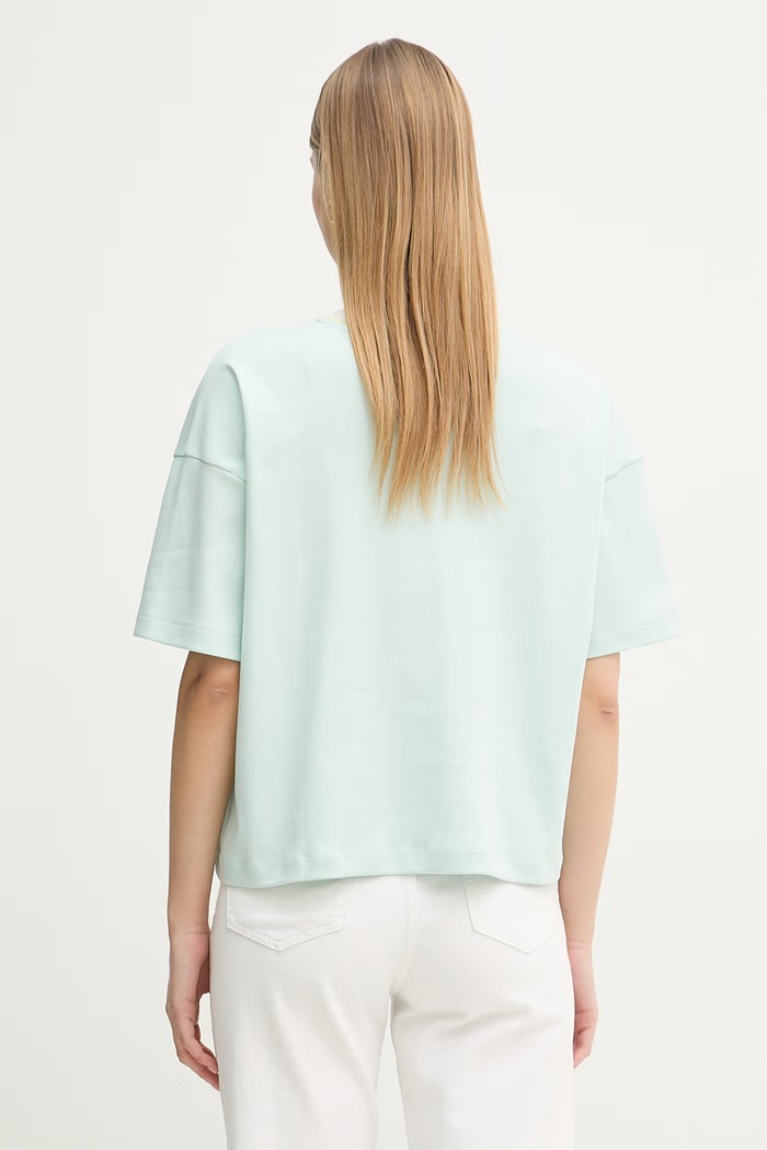 Îmbrăcăminte United Colors of Benetton tricou pentru femei, din bumbac 3WUPD10CI verde
