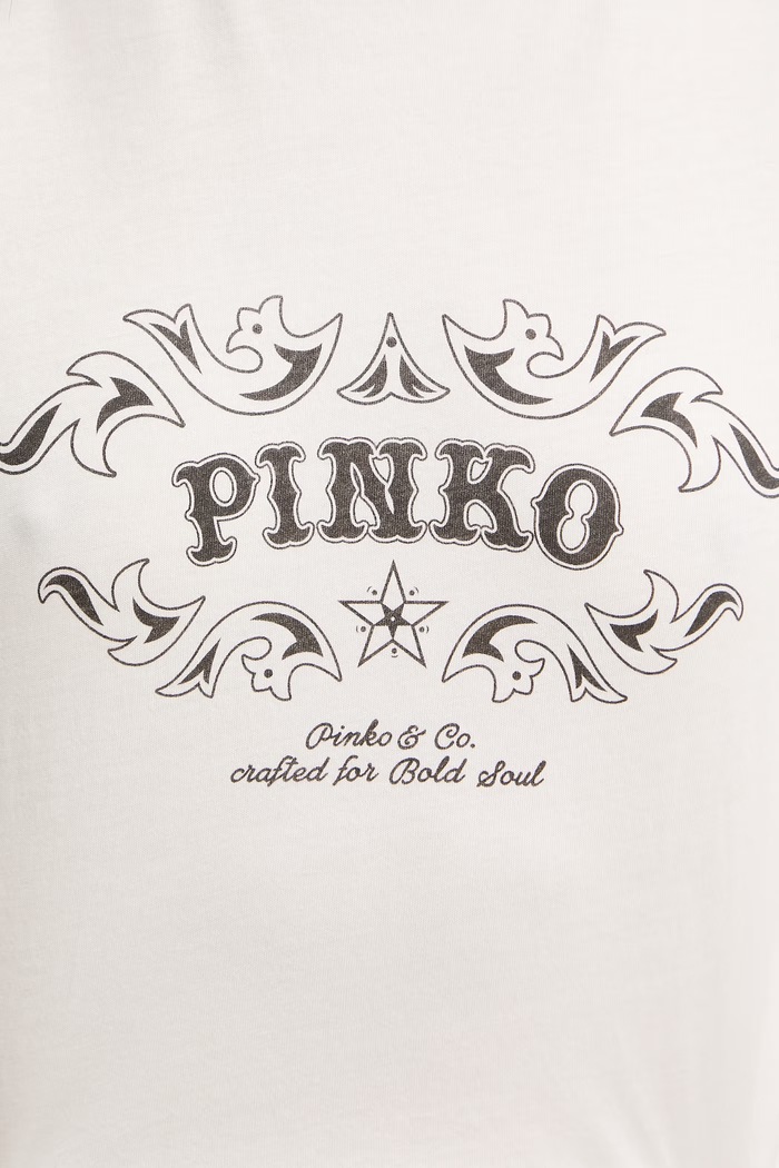 Pinko tričko dámske bavlnené 106902.A3C2 béžová