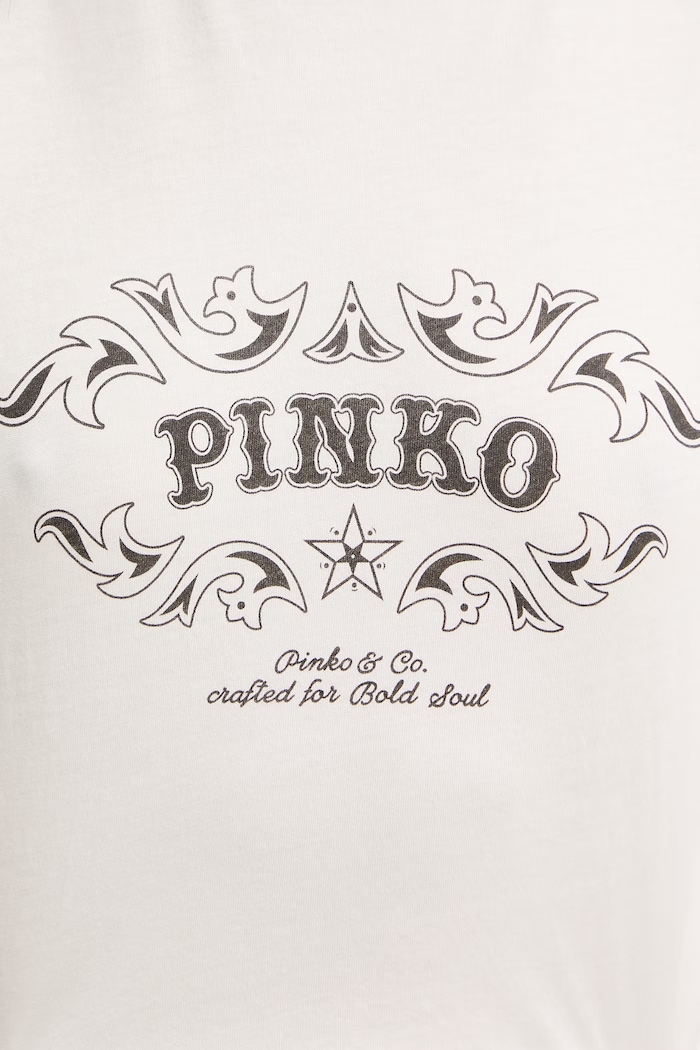 Pinko tričko dámske bavlnené 106902.A3C2 béžová