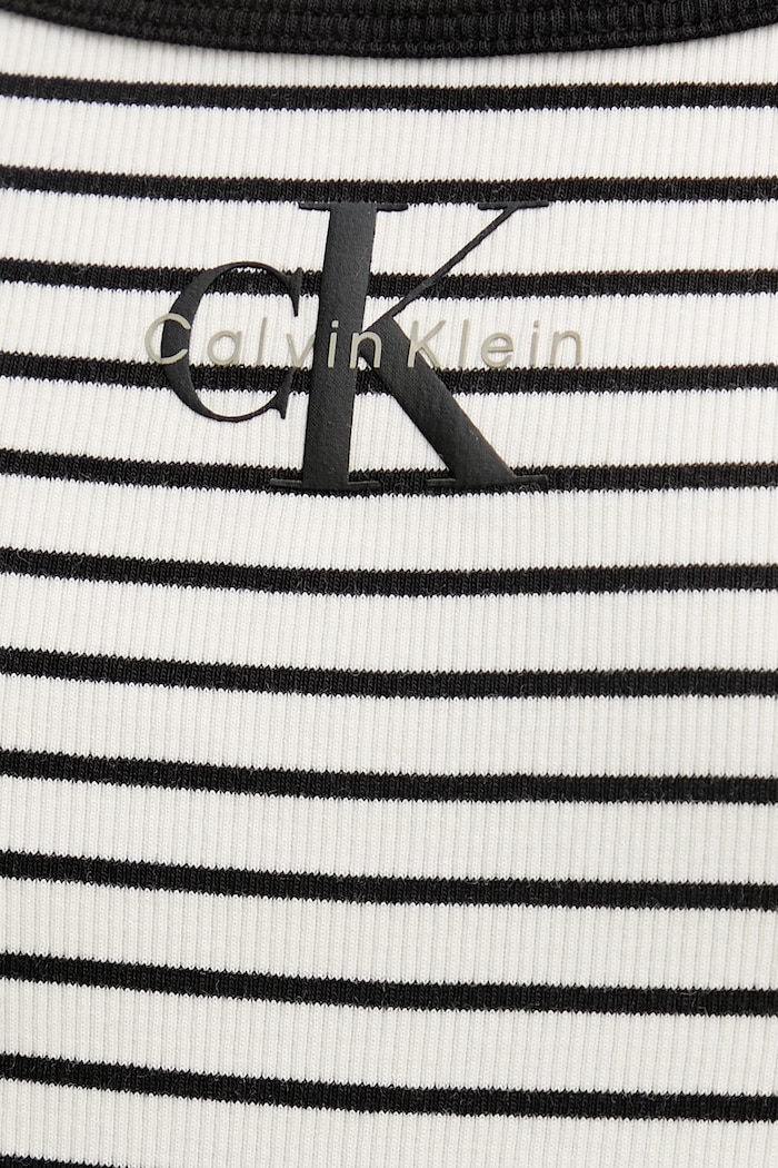 Calvin Klein Jeans top pentru femei, din bumbac cu elastan LV047F832G bej