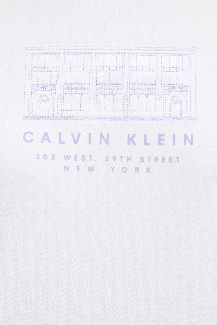 Calvin Klein Jeans tričko dámske bavlnené LV047F806G biela