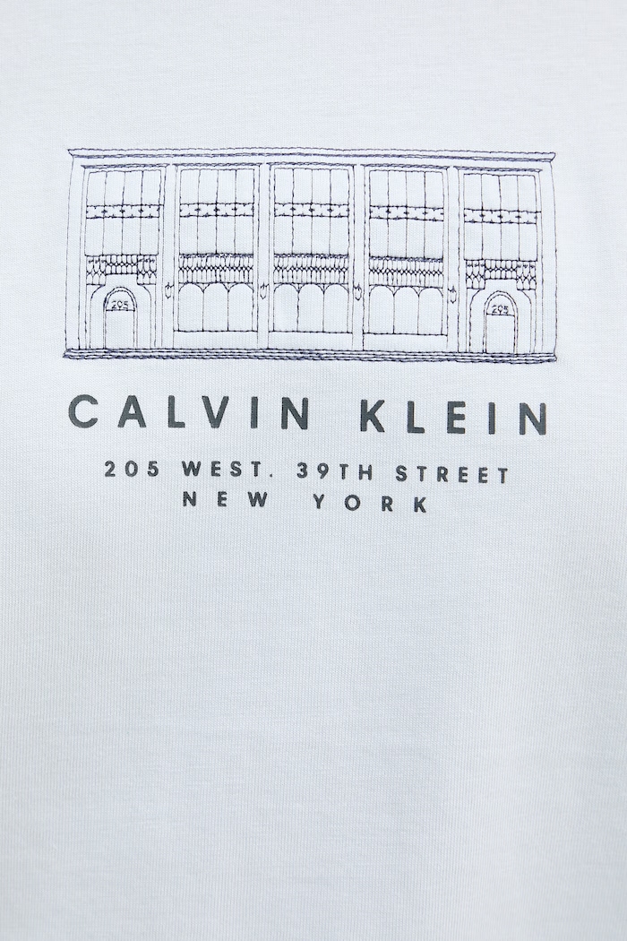 Calvin Klein Jeans тениска дамска от памук LV047F806G син