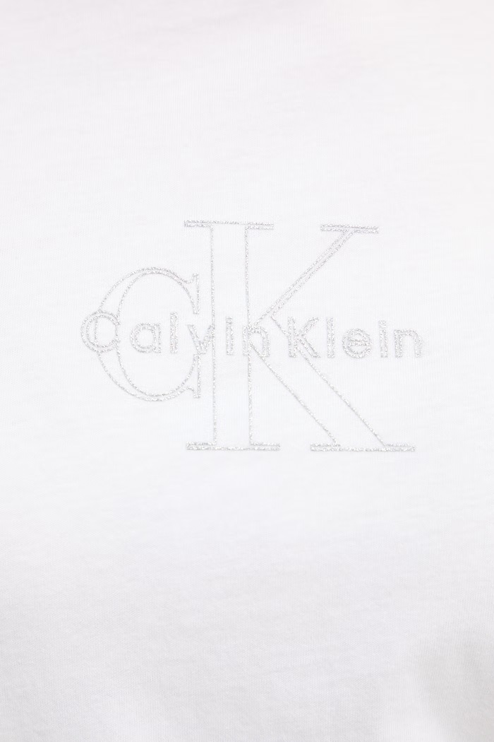 Calvin Klein Jeans tričko dámske bavlnené LV047F831G biela