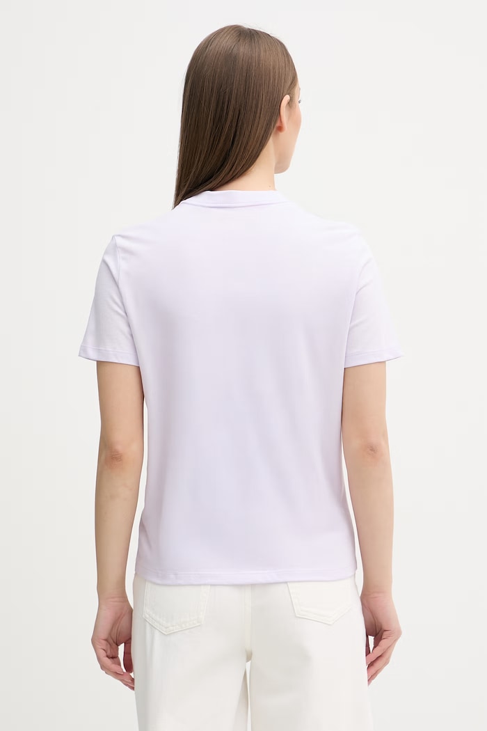 Îmbrăcăminte Calvin Klein Jeans tricou pentru femei, din bumbac LV047F831G violet
