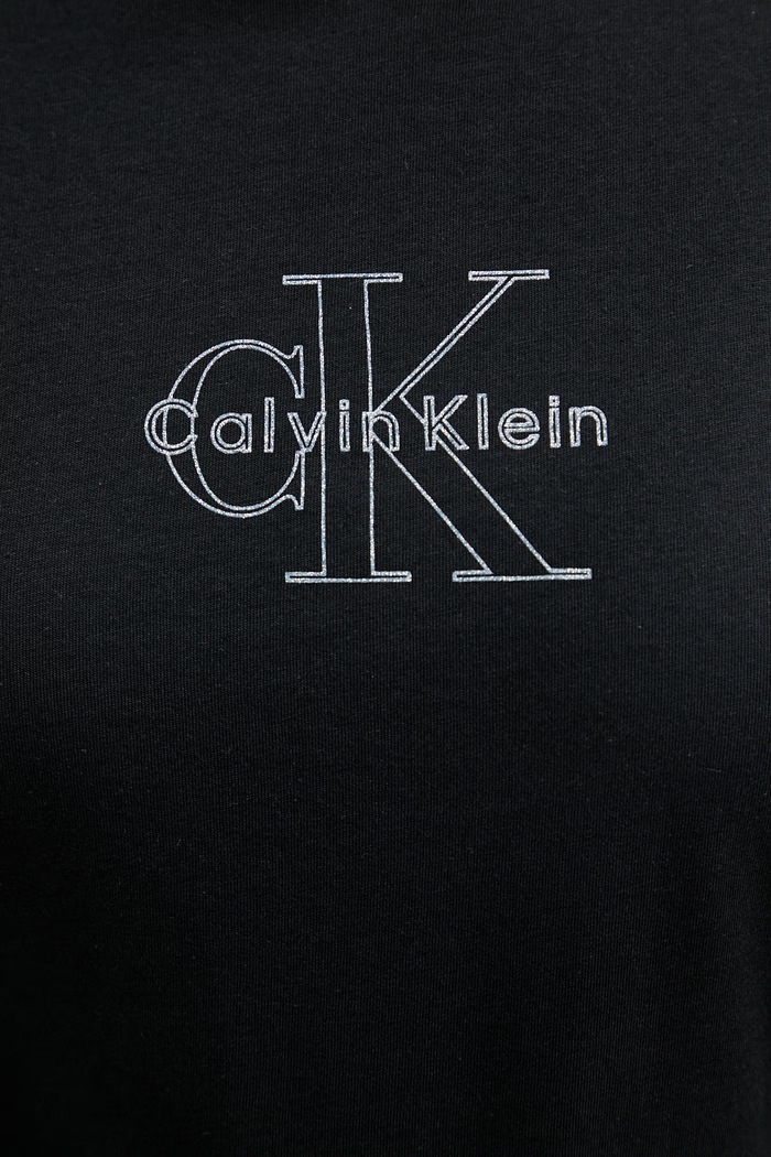 Calvin Klein Jeans tričko dámske bavlnené LV047F831G čierna