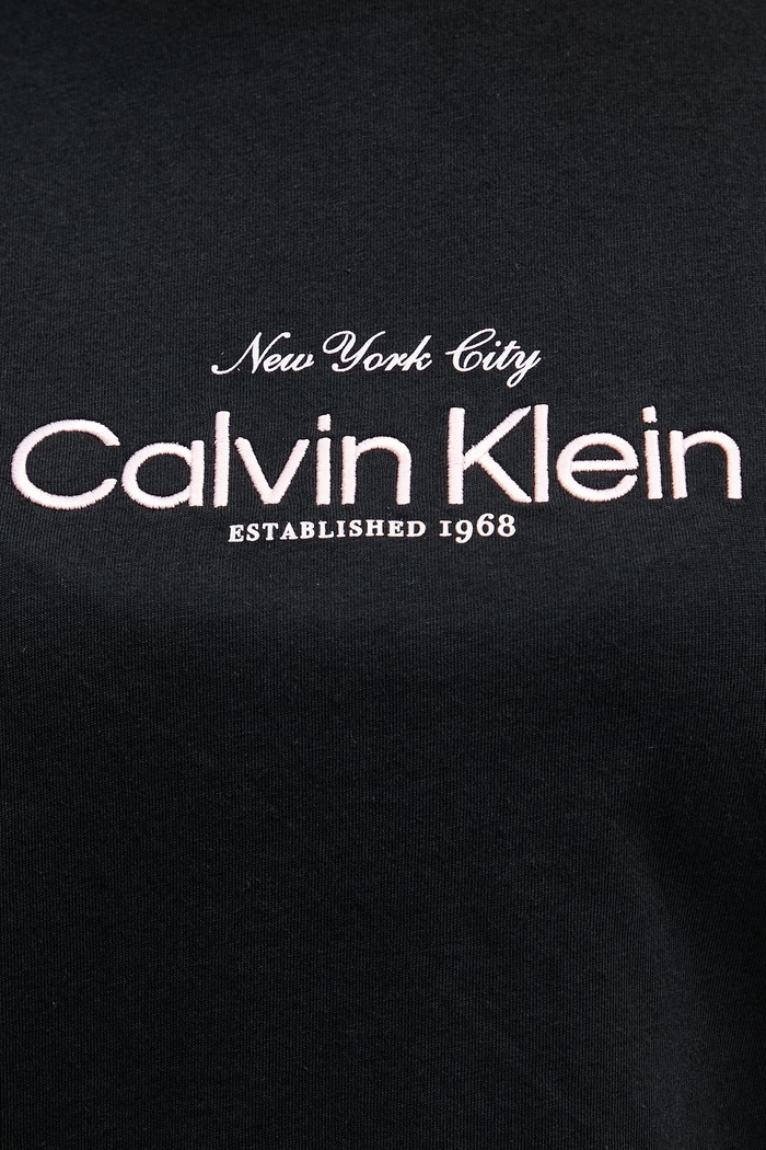 Calvin Klein Jeans tričko dámske bavlnené LV047F810G čierna