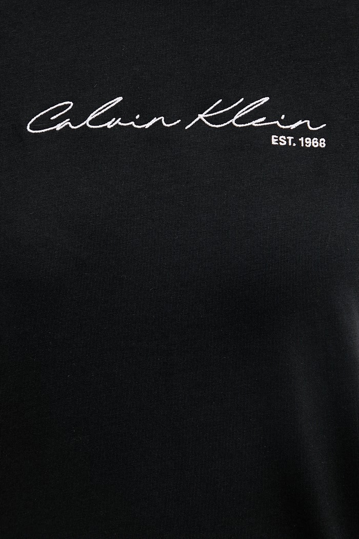 Calvin Klein Jeans tričko dámske bavlnené LV047F820G čierna