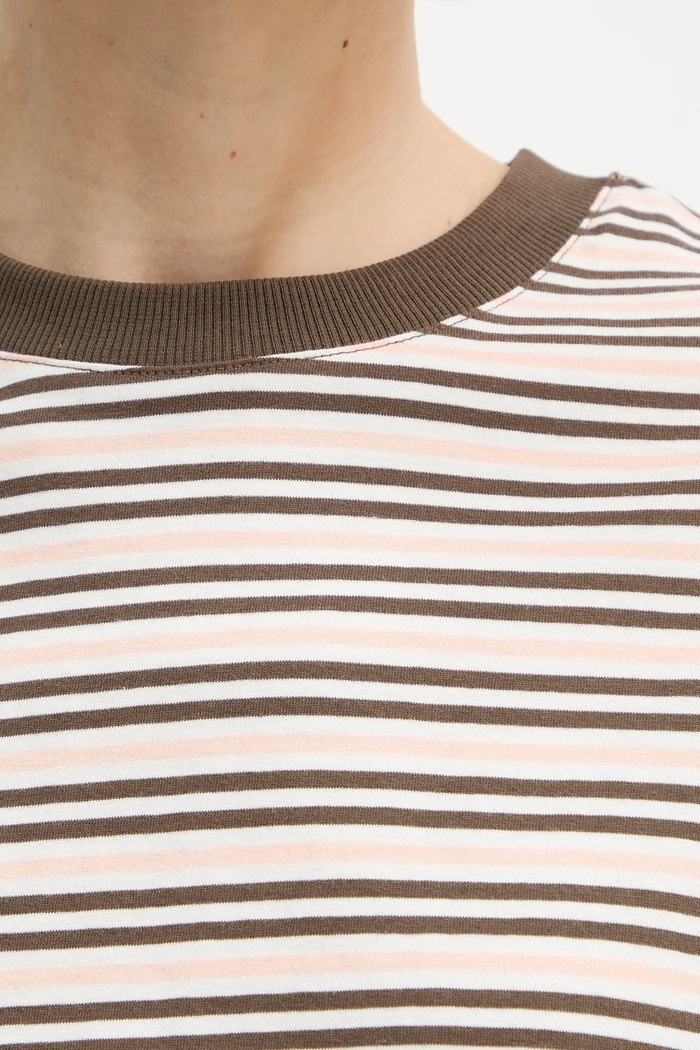 Marc O'Polo t-shirt γυναικείο βαμβακερό 5000008113 ροζ