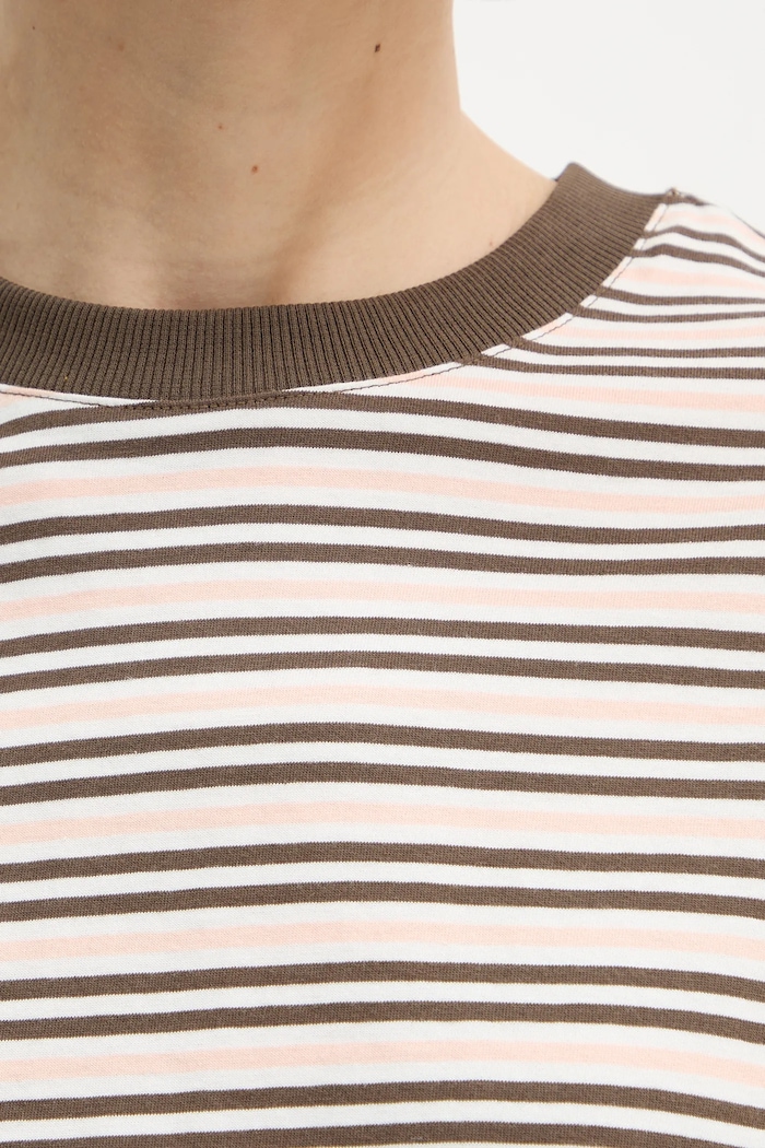 Marc O'Polo t-shirt γυναικείο βαμβακερό 5000008113 ροζ