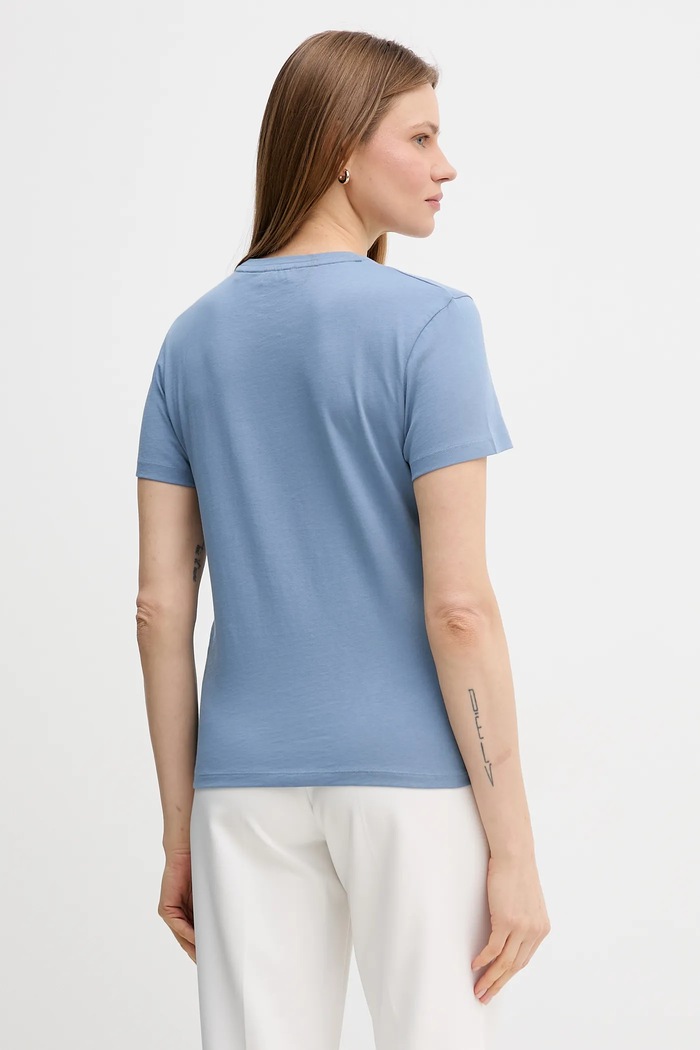 Îmbrăcăminte Marc O'Polo tricou din bumbac 5000013298 albastru