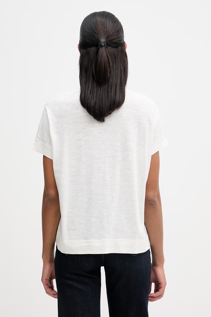 Ρούχα Marc O'Polo t-shirt γυναικείο με βαμβάκι 5000013307 μπεζ