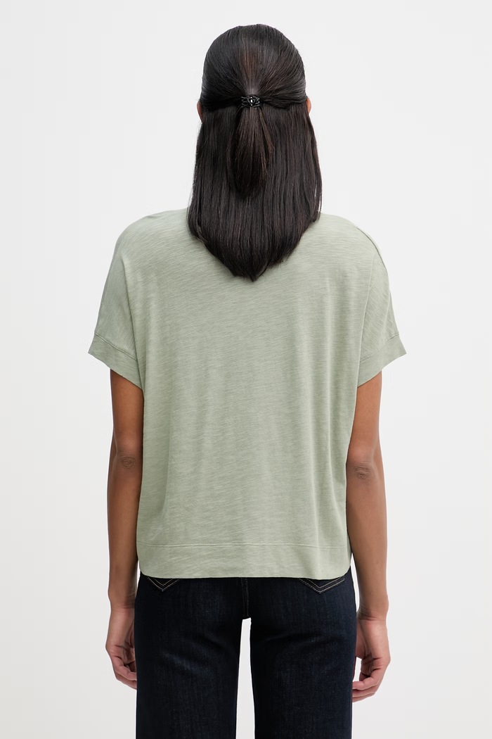 Îmbrăcăminte Marc O'Polo tricou pentru femei, cu bumbac 5000013307 verde
