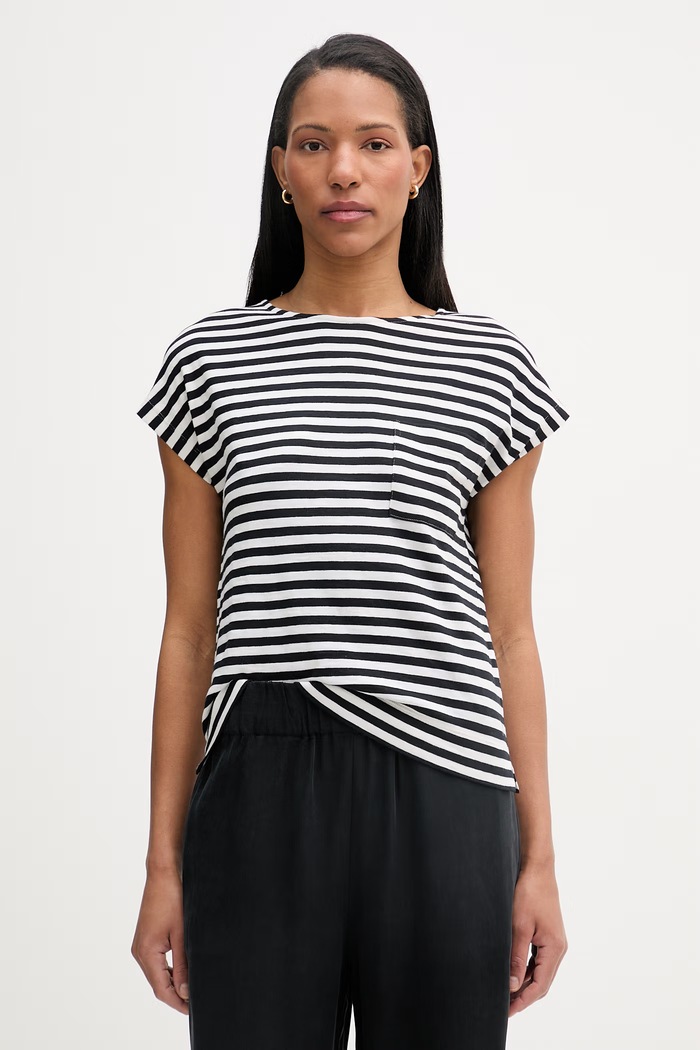 Marc O'Polo tricou pentru femei, din bumbac negru 5000013314