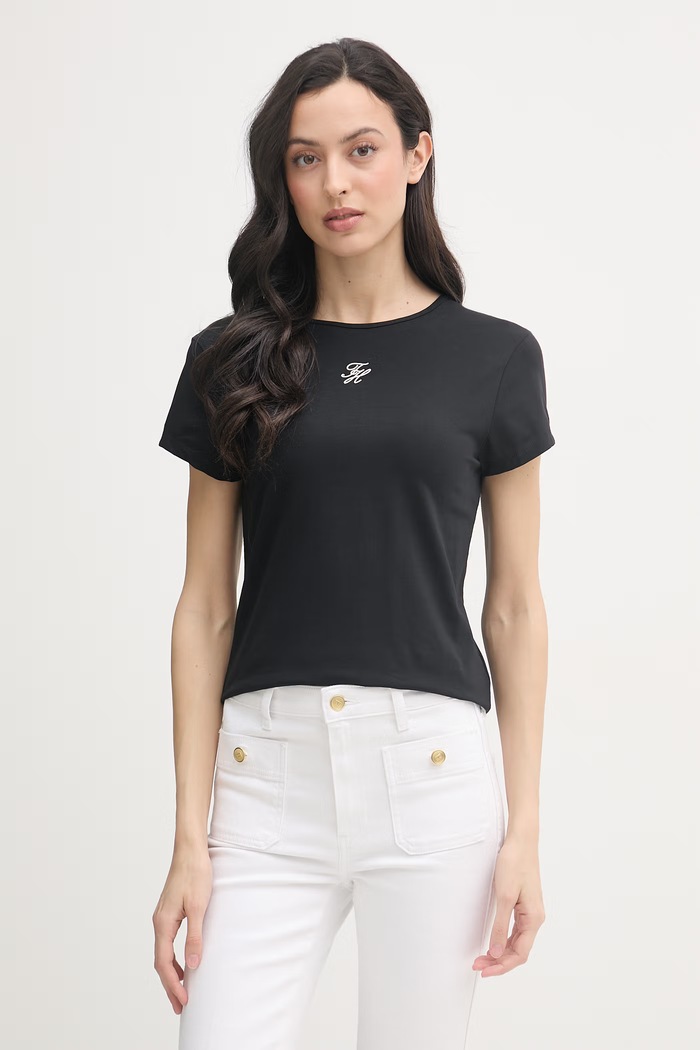 Tommy Hilfiger tričko dámske SUMMER čierna WW0WW48710
