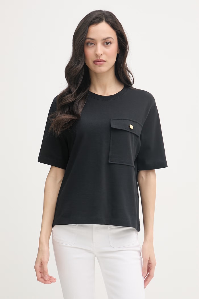 Tommy Hilfiger tričko dámske bavlnené čierna WW0WW49249