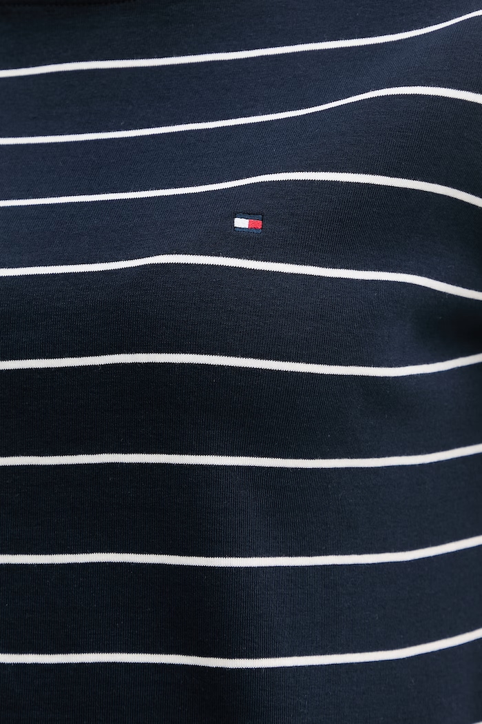 Tommy Hilfiger tričko dámske bavlnené WW0WW49723 tmavomodrá