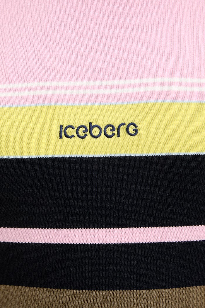 Bavlnený sveter Iceberg A005.9505 ružová