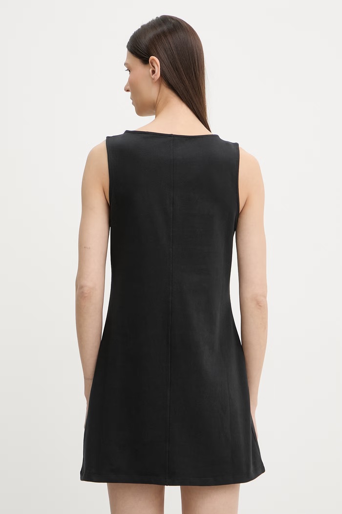 Îmbrăcăminte Levi's rochie neagră din bumbac cu elastan KNIT (T3 OVERDEV) 005JA.0001 negru