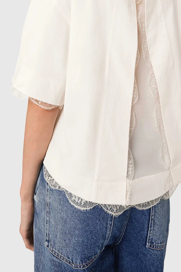 AllSaints dámske tričko NIA W025JD biela