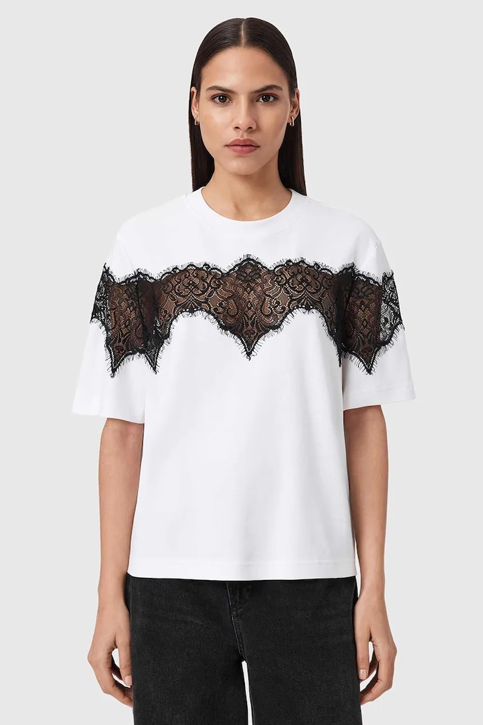 AllSaints tričko dámske LISA biela W071JE