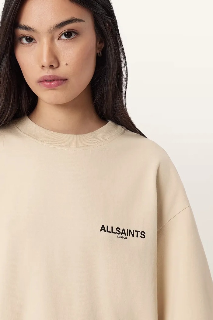 AllSaints oversize női pamut HALIS bézs W140JE