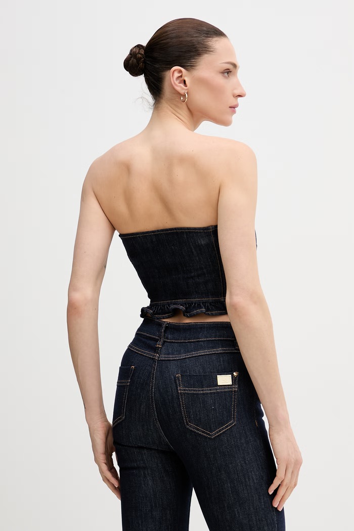 Ruházat Gaudi farmer top 611BD46008 sötétkék